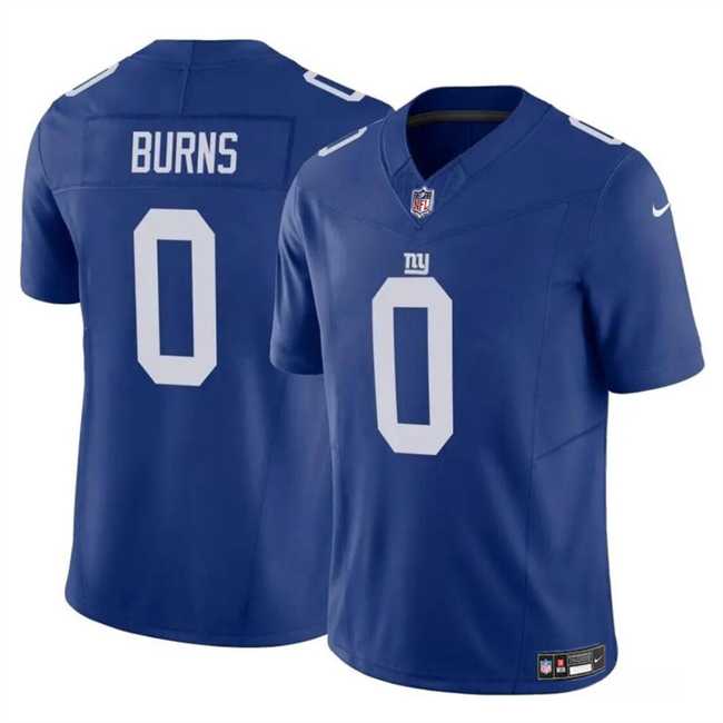 Men & Women & Youth New York Giants #0 Brian Burns Blue 2023 F.U.S.E. Vapor Untouchable Limited Football Stitched Jersey